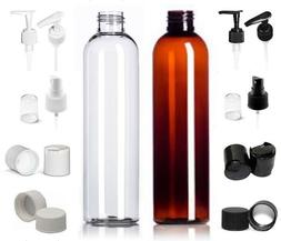 Amber Or Clear With Caps Of Your Choice