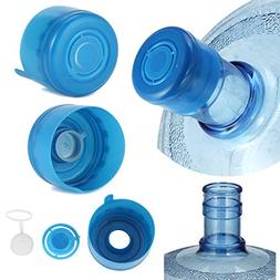 5PCS 55mm 3 & 5 Gallon Replacement Water Bottle Snap On Cap 