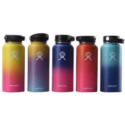 32/40oz Hydro Flask Insulated SS Water Bottle Wide Mouth W/F