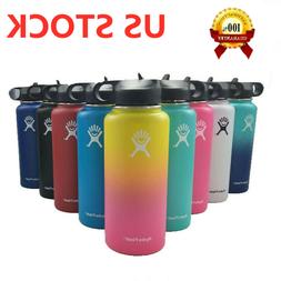 32/40oz Hydro Flask Sport Water Bottle Wide Mouth Stainless 