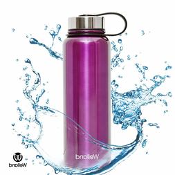 Purple Hydro Bottle 32oz Vacuum Stainless Steel Water Flask 