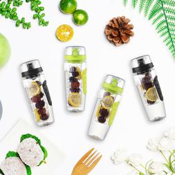 32oz Fruit Infuser Water Bottle Sport Fruit Bottle  Leak Pro