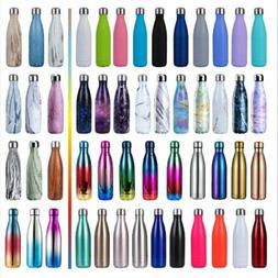 350-1000ml Stainless Steel Water Bottle Insulated Metal Spor
