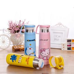 350/500ML Kitty Stainless Steel Travel Mug Water Bottle Ther