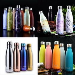 12/25/34 oz Water Bottle Stainless Steel Vacuum Insulated Th