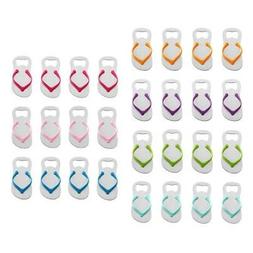 36 Pcs Special"pop the Top" Flip-flop Bottle Opener for Wedd