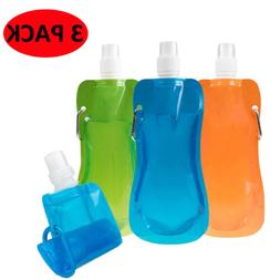 Flexible Collapsible Foldable Reusable Ice Bag Outdoor 480ml