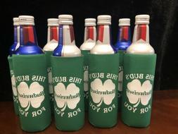 4 Aluminum Slim Bottle or Can Coozie Koozie Set