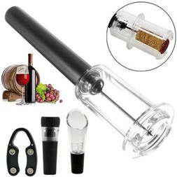 4 in 1 Wine Bottle Opener Cork Remover Air Pump Pressure Vac
