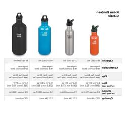 Klean Kanteen 40oz CLASSIC | Stainless Steel Bottle W/ LOOPC