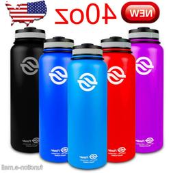 40oz Stainless Steel Water Bottle ThermoFlask Insulated Doub