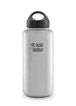 Klean Kanteen 40oz WIDE | Stainless Steel 'Brushed Steel' Bo