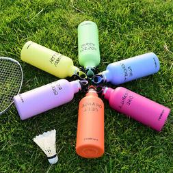 450-750ML Stainless Steel Drink Water Bottle Travel Sports C
