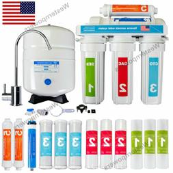 5 Stage Reverse Osmosis System Drinking Water Filtration Sys