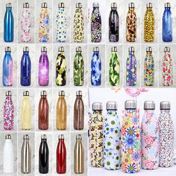 500ML 17oz. Stainless Steel Water Bottle Double-Walled Vacuu