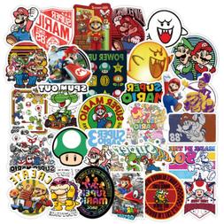 50Pcs Super Mario Sticker Bomb Luggage Laptop Fridge Water B
