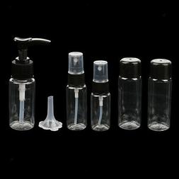 5x Refillable Empty Bottle Funnel Set for Makeup Shampoo Sho