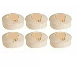 6 Medela Breastmilk Storage Bottle Labeling Lids Date Tracki