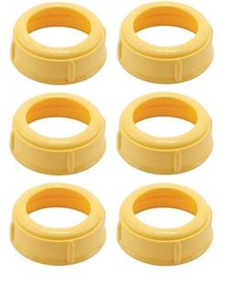 6 Collars MEDELA Bottle Nipple Collars Rings New! for slow o