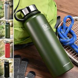 600-1500ml Double Walled Stainless Steel Water Bottle Vacuum
