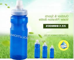 650ML Sports Water Filter Bottle Outdoor Portable Cup Active