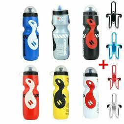 750ML Mountain Bike Bicycle Cycling Water Drink Bottle and H