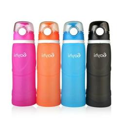 750ml Silicone Collapsible outdoor Bottle Leakproof Lightwei