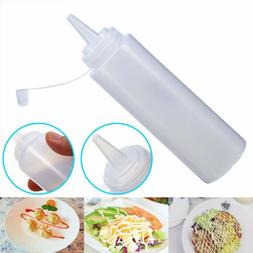 8/12/16/24oz Squeeze Bottle Condiment Dispenser Ketchup Must