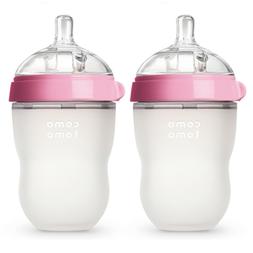 Comotomo 8 oz 3+ Month Medium Flow Soft Hygenic Silicone Bab