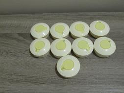 9 Medela Breast Milk Storage Bottle Labeling Lids Caps Only 