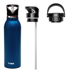 Bend-It, The Coldest Aqua Blue Water Bottle, Stainless Steel