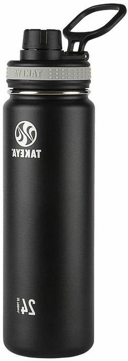 Takeya Actives Insulated Stainless Steel Water Bottle With S