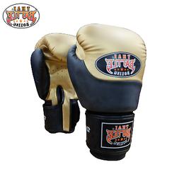 Thai Battle Boxing Adults Boxing Gloves 2 Tones Semi-Leather