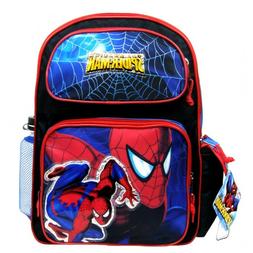 Amazing Spiderman Large Backpack Black & Red By Marvel w/ Wa
