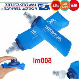 AONIJIE TPU Folding Soft Flask Sports Water Bottle for Runni