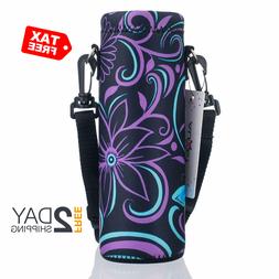 Aupet Water Bottle Carrier,Insulated Neoprene Water Bottle H