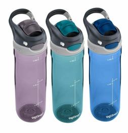 Contigo Autospout Chug Water Bottles, 24oz - 3 Pack NEW