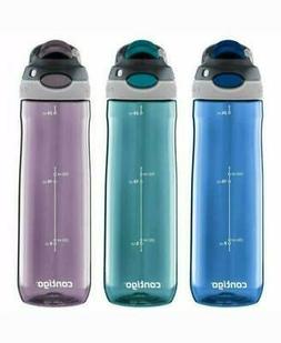 Contigo Autospout Chug Water Bottles, 24oz - 3 Pack