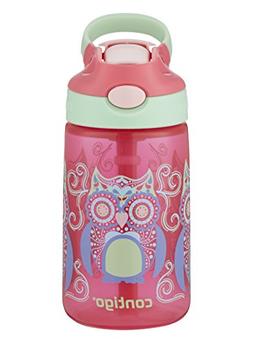 Contigo AUTOSPOUT Straw Gizmo Flip Kids Water Bottle, 14 oz,