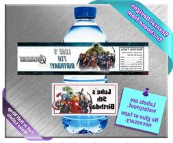 Avengers ~ Water Bottle Labels ~ Birthday Party Baby Shower 
