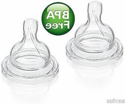 Anti-colic Newborn Silicone Nipples 1m+ Via Nipple