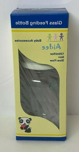 Aidee Baby Accessories Glass Feeding Bottle Slow Flow 125ml/