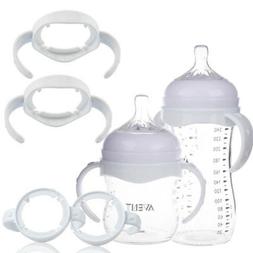 Baby Bottle Infant Grip Handle Holder For Avent Natural Wide