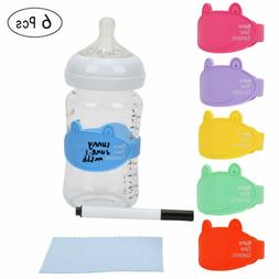 Baby Bottle Labels For Daycare, Durable Writable Reusable Fo