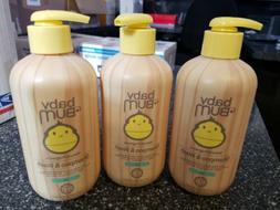 Sun Bum Baby Bum Shampoo & Wash Gel - 12oz 3 bottles