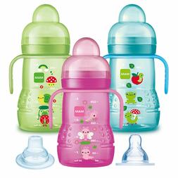 MAM Baby Infant Trainer Drinking Drink Bottle Cup with Handl
