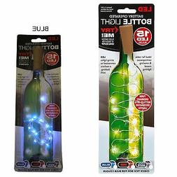 Battery Operated Wine Bottle Cork with 15 LED String Light -