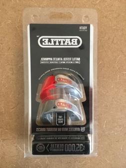 Battle Youth Mouthguard 2 Pack With Straps Mouthpiece New FR