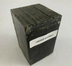 Beautiful Gaboon Ebony Wood  Bottle Stopper Blanks 2" x 2" x
