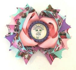 Beautiful LOL Dolls Image on lavender bottle cap inspired ha